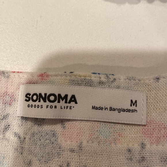 Medium Sonoma floral top - New with tags - Picture 3 of 5